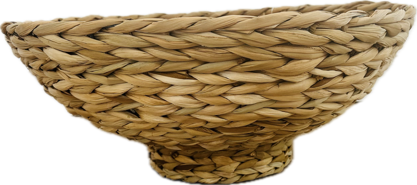 Woven Pedestal Basket