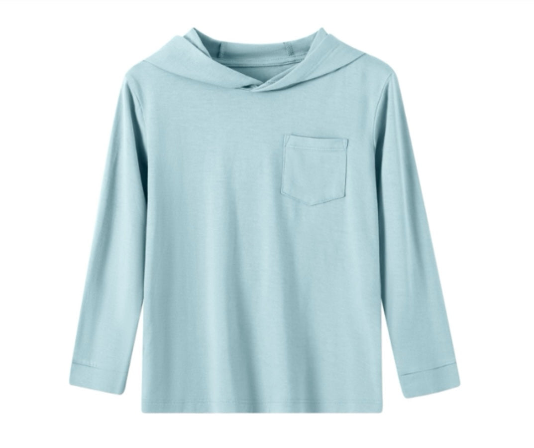 Lightweight Hoodie - Blue Pastel