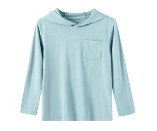 Lightweight Hoodie - Blue Pastel