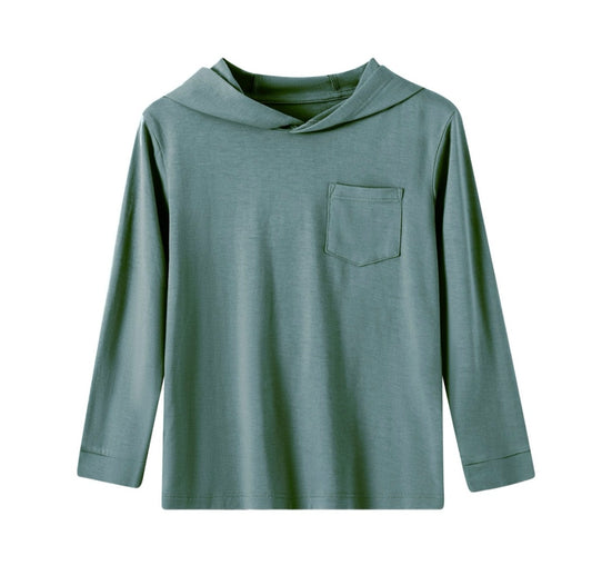 Lightweight Hoodie - Blue Steel