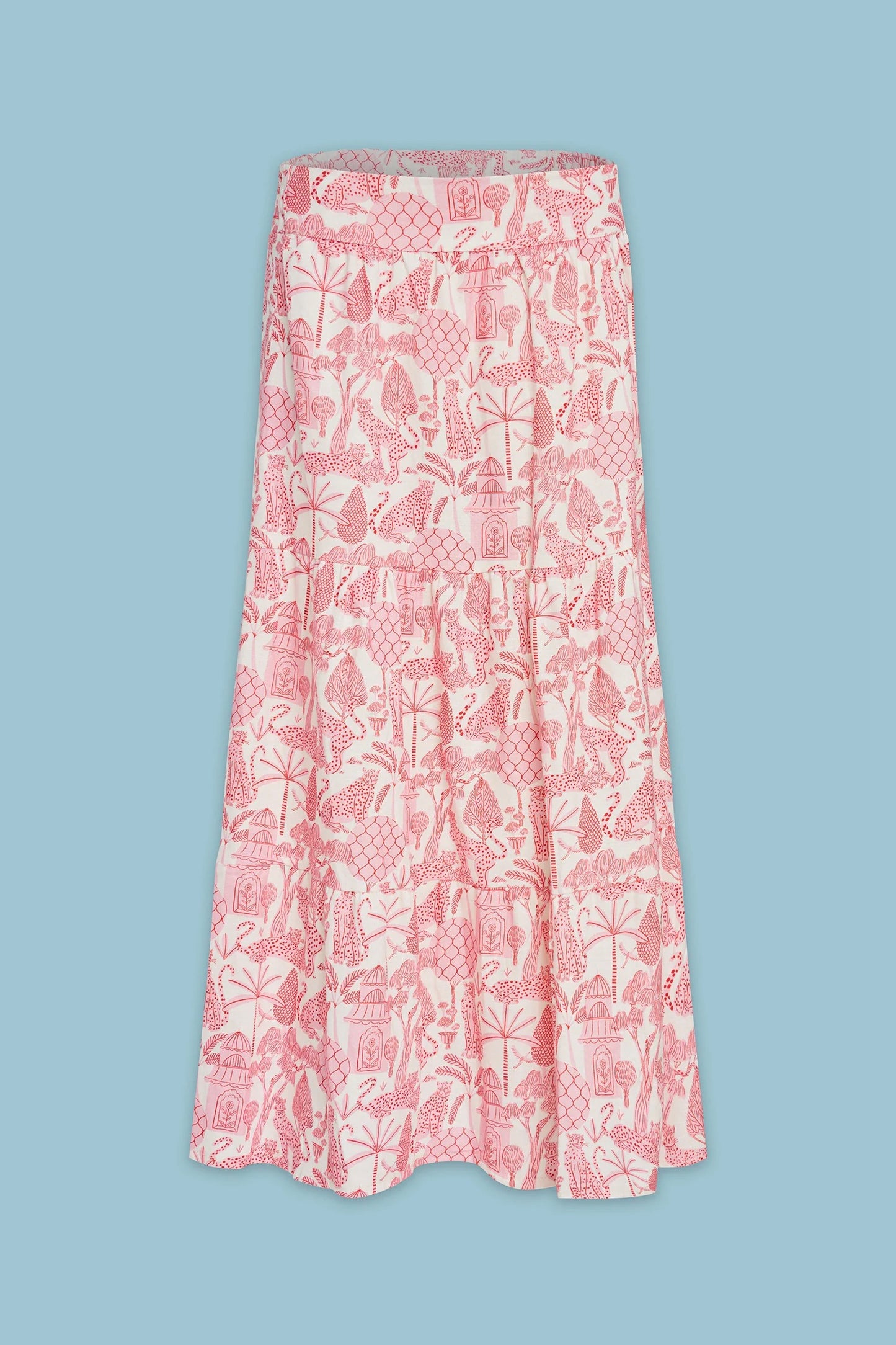 Women's Woven Skirt - Pink Toile