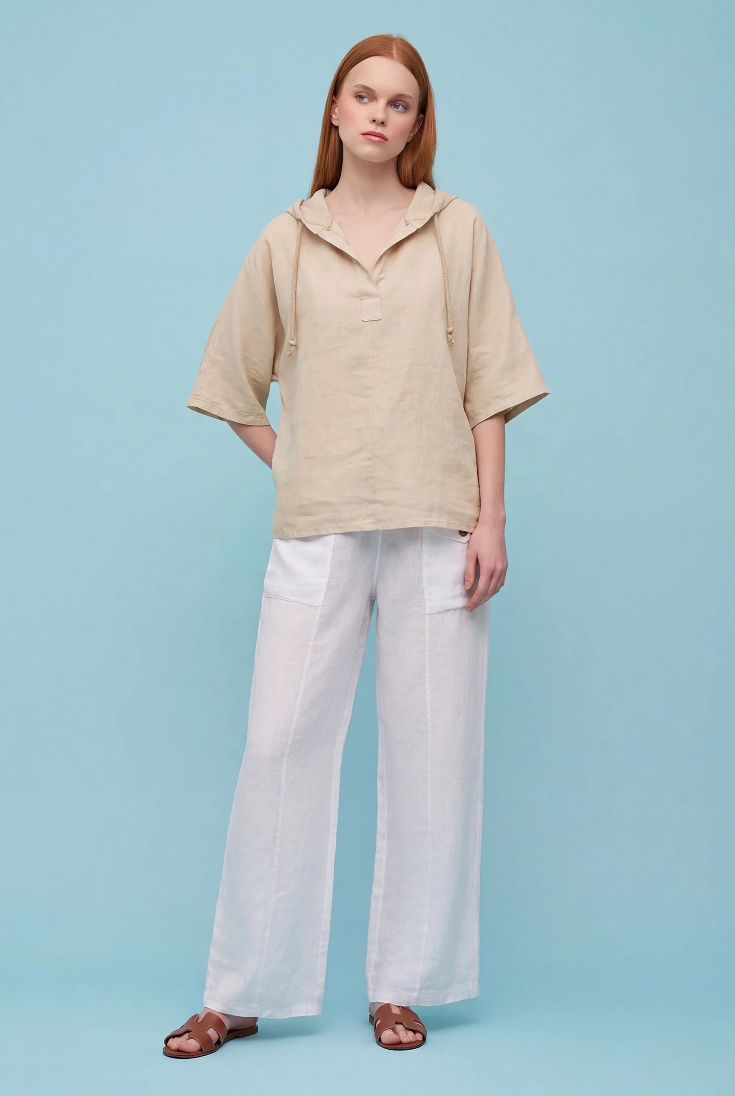 Women's Woven Top - Sand