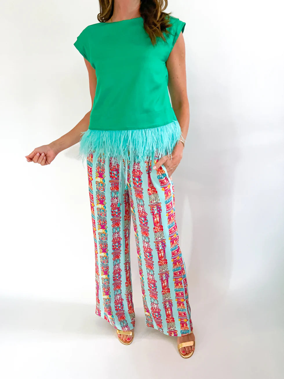 Slumber Pant- Iconic Iris