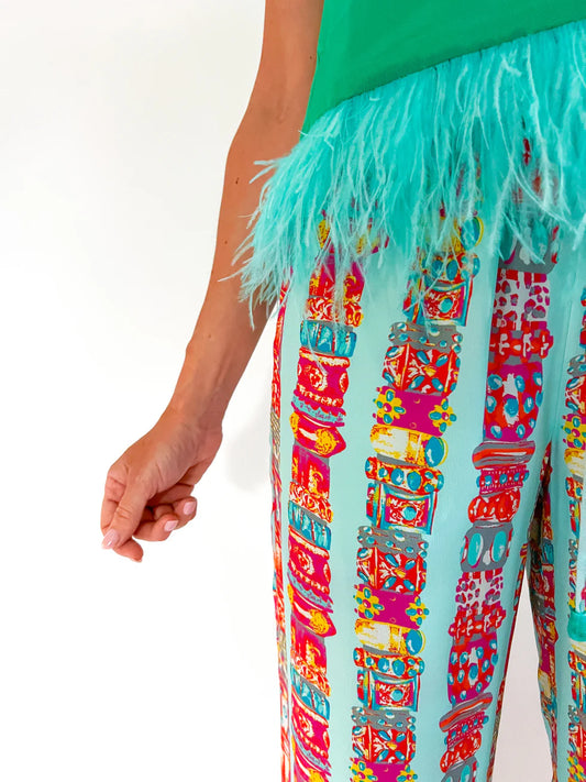 Slumber Pant- Iconic Iris