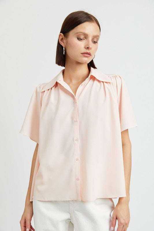 Light Peach Blouse