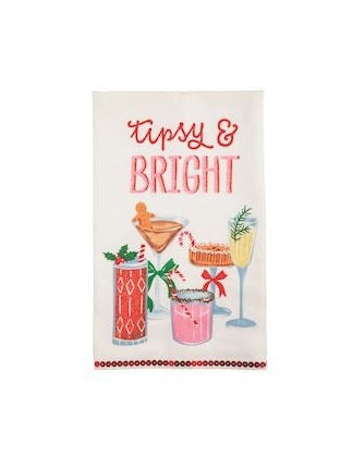 Tipsy and Bright Glitter Towel