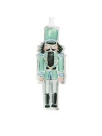 Acrylic Nutcracker Ornament - Green