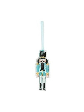 Acrylic Nutcracker Ornament - Blue