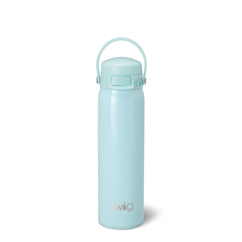 Shimmer Aquamarine Leakproof EZ Fill Bottle 22 oz