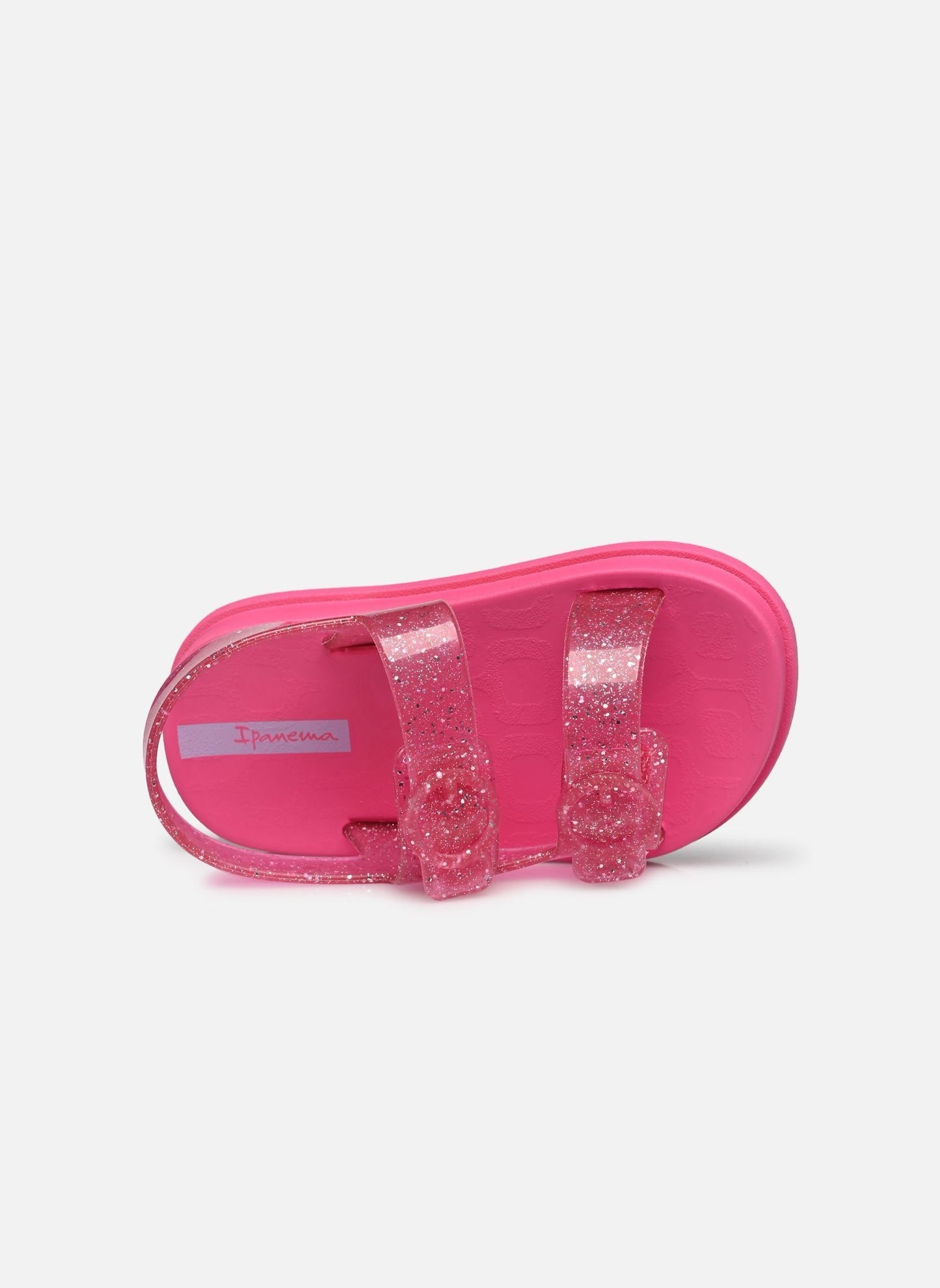 Follow Baby Sandals - Dark Pink Glitter