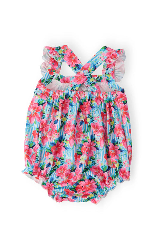 Petals in Paradise Ruffle Back Romper