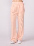 Snow Washed Wide Leg Pant - Peach Perfection