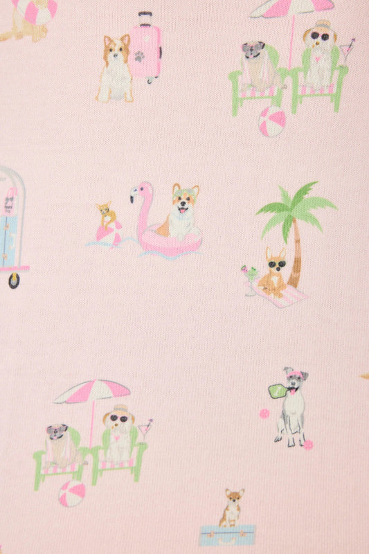 Pupcation Palms Sunnies & Sunshine PJ Shorts