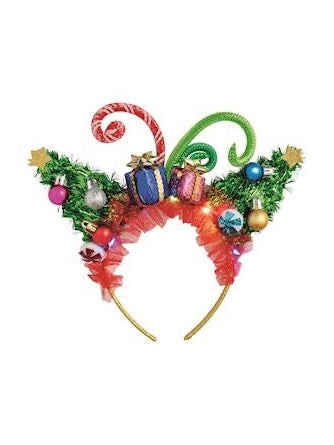 Light Up Christmas Headband - Blue
