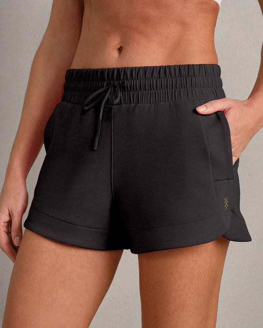 DreamGlow Shorts - Pure Black