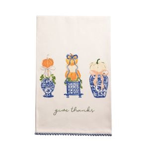 Give Thanks Topiary Towel