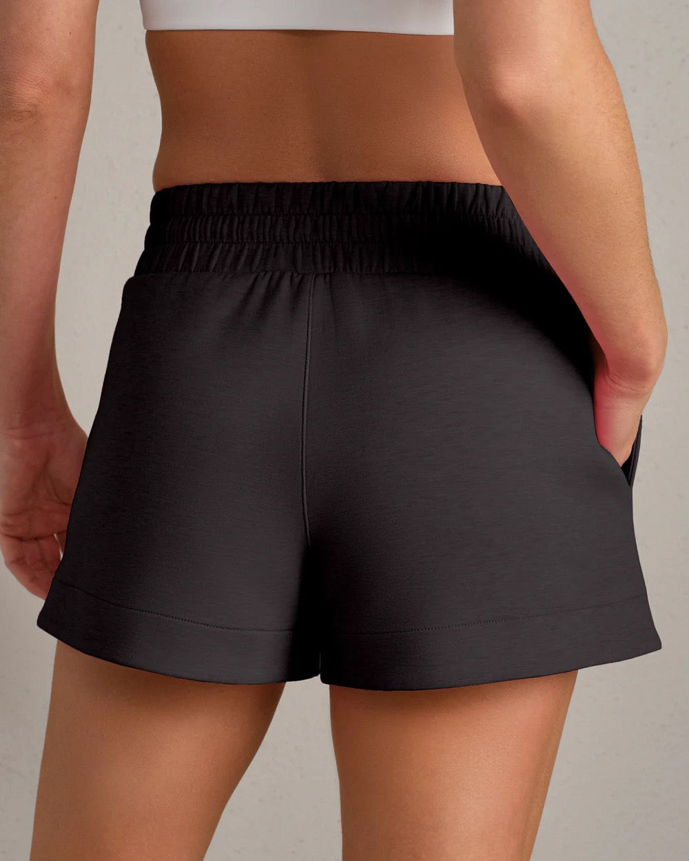 DreamGlow Shorts - Pure Black