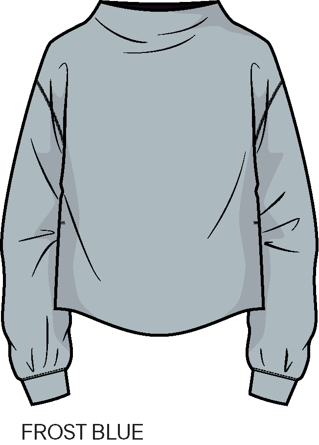 Dreamglow Easy Pullover - Frost Blue