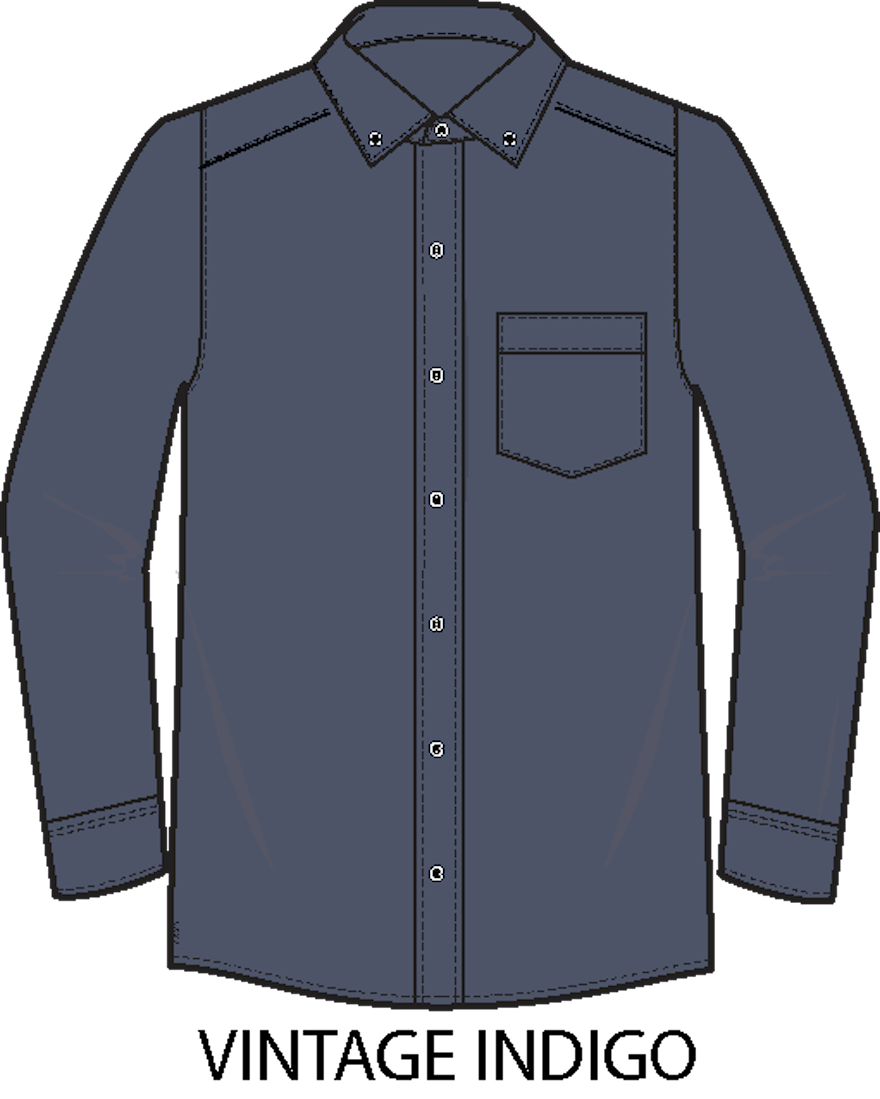 Effortless Oxford Button Down - Vintage Indigo