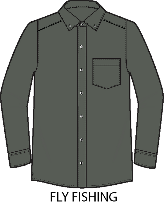 Effortless Oxford Button Down - Olivie Shadow