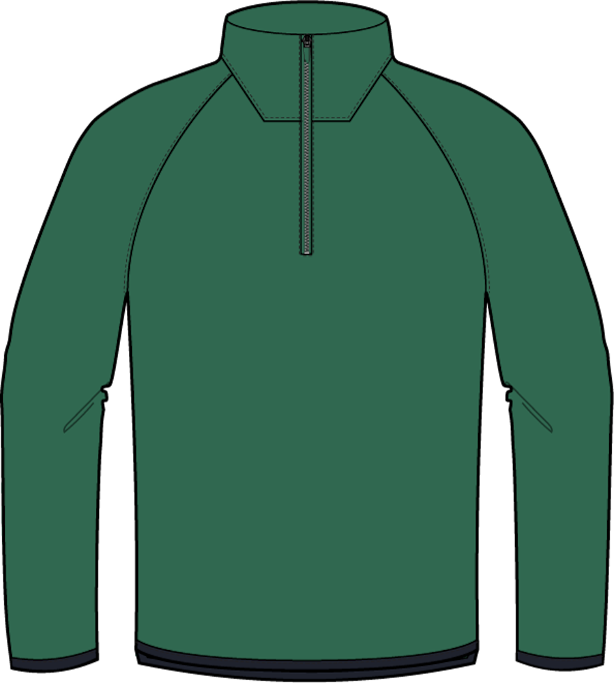 Founder's Golf 1/4 Zip - Fern Green