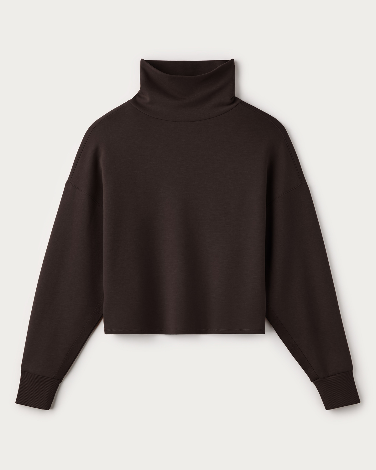 Dream Glow Mock Neck - Dark Espresso