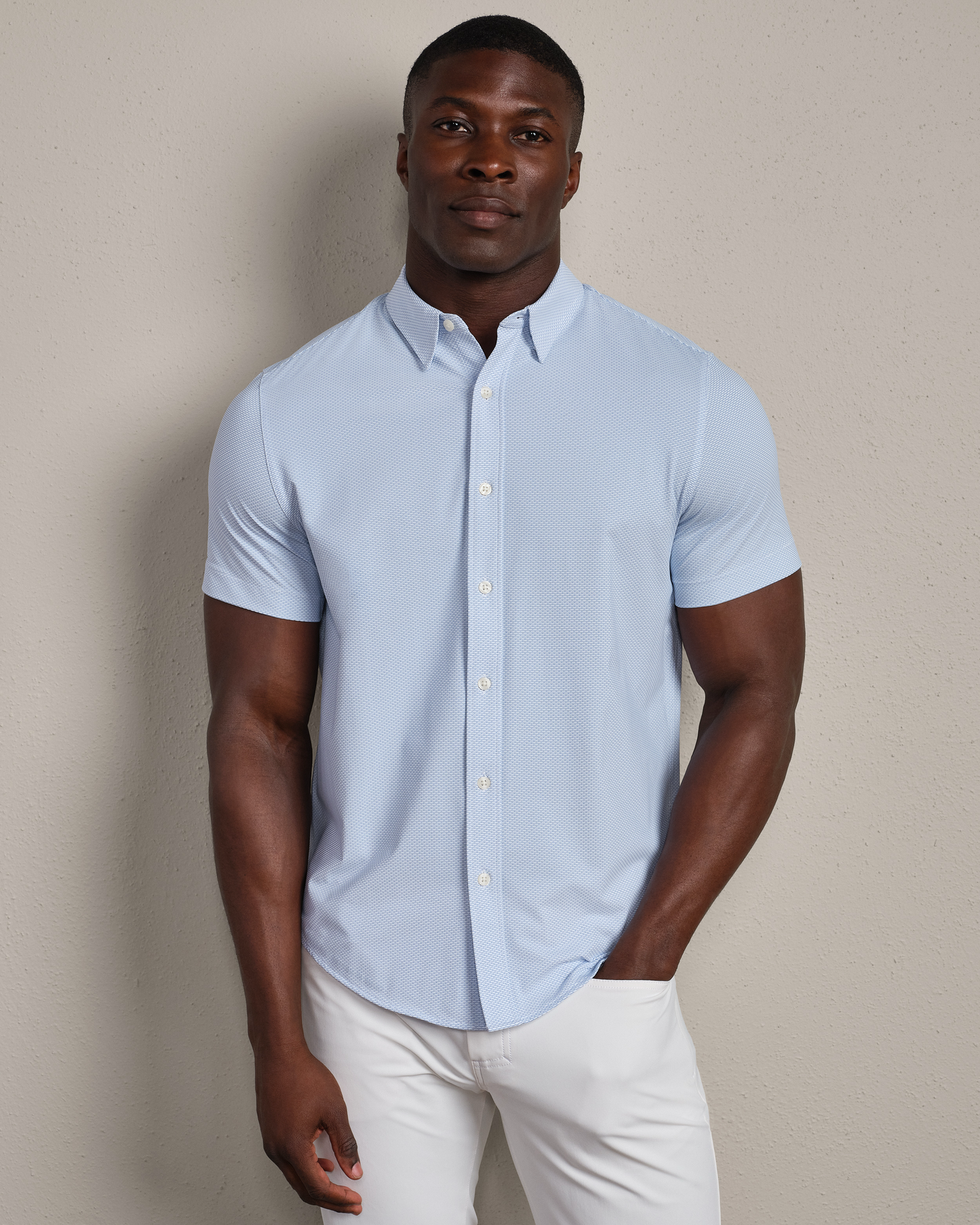 Blue Wave Geo Commuter Short Sleeve