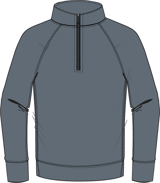 Dreamstate 1/4 Zip - Shadow Blue