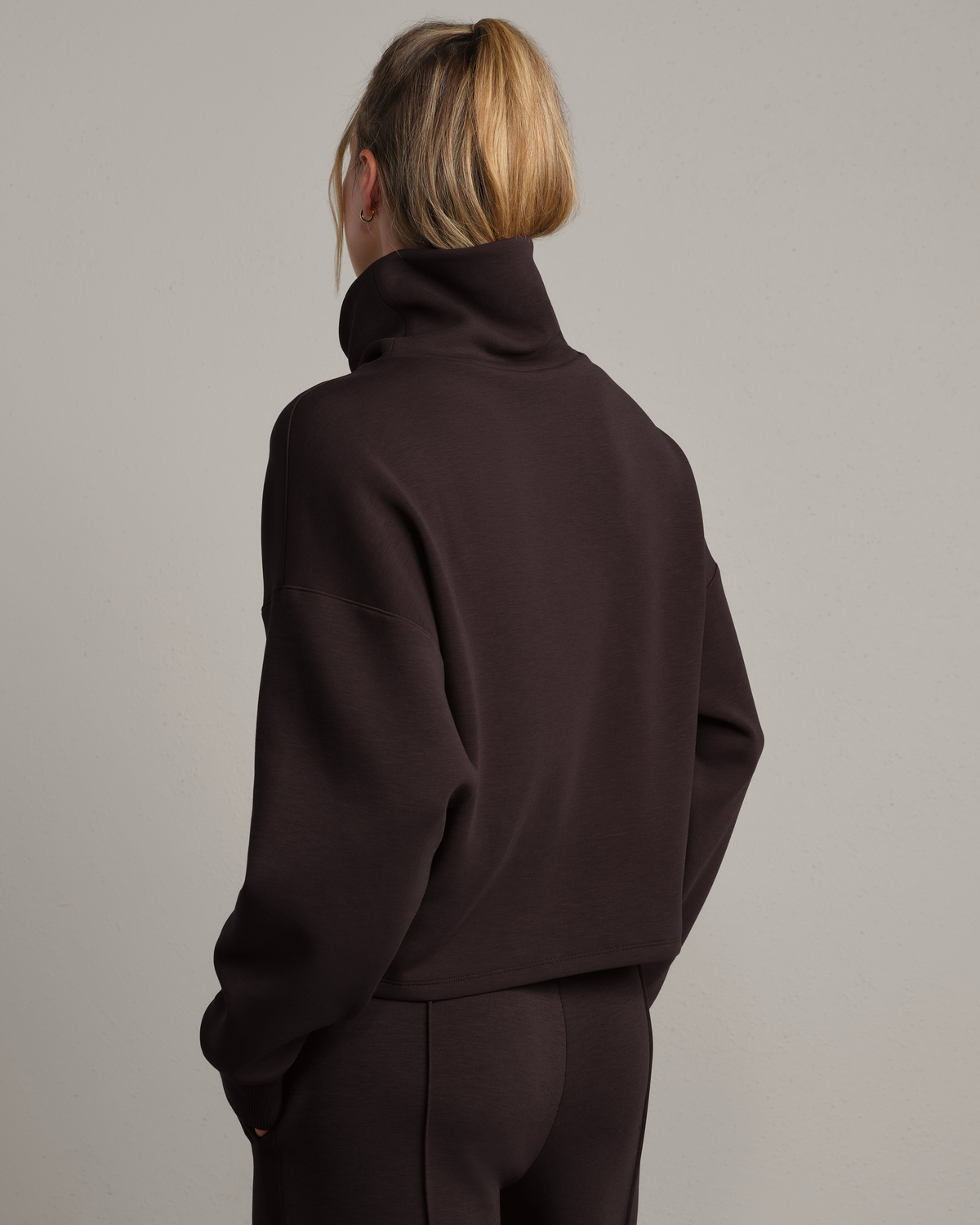 Dream Glow Mock Neck - Dark Espresso