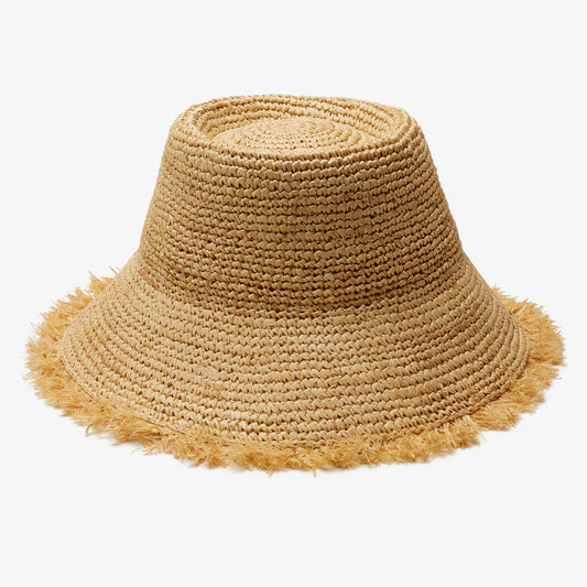 Bora Bora Raffia Bucket Hat - Natural
