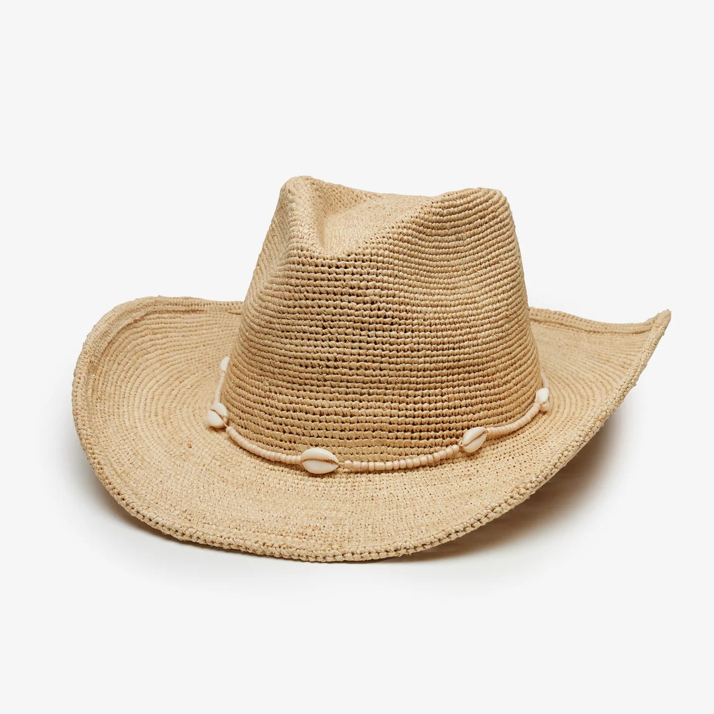 Reed raffia Cowboy Hat - Natural