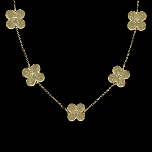 5 Flower Necklace