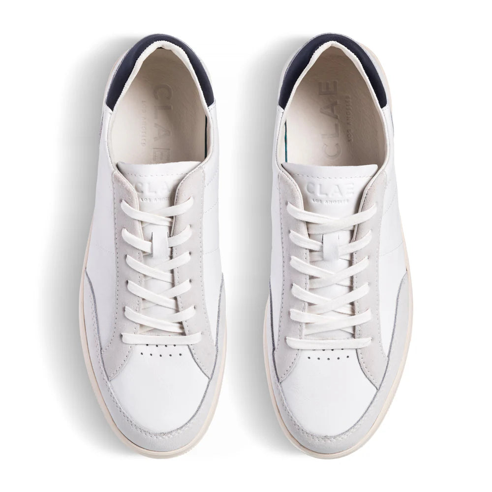 Monroe Venice Sneaker White Leather & Black