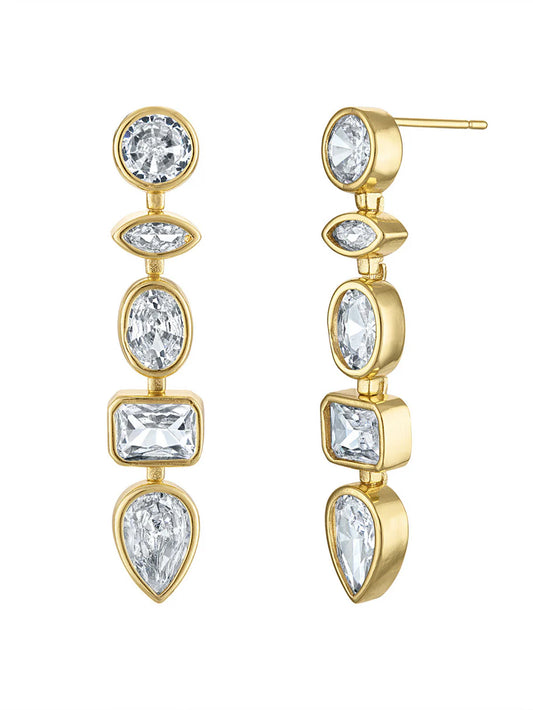 Marie Jewel Drop Earrings