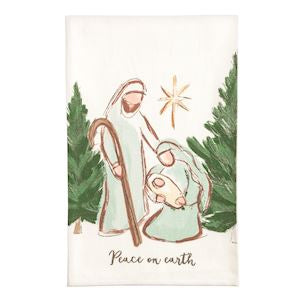 Mary Printed Towel - Peace on Earth