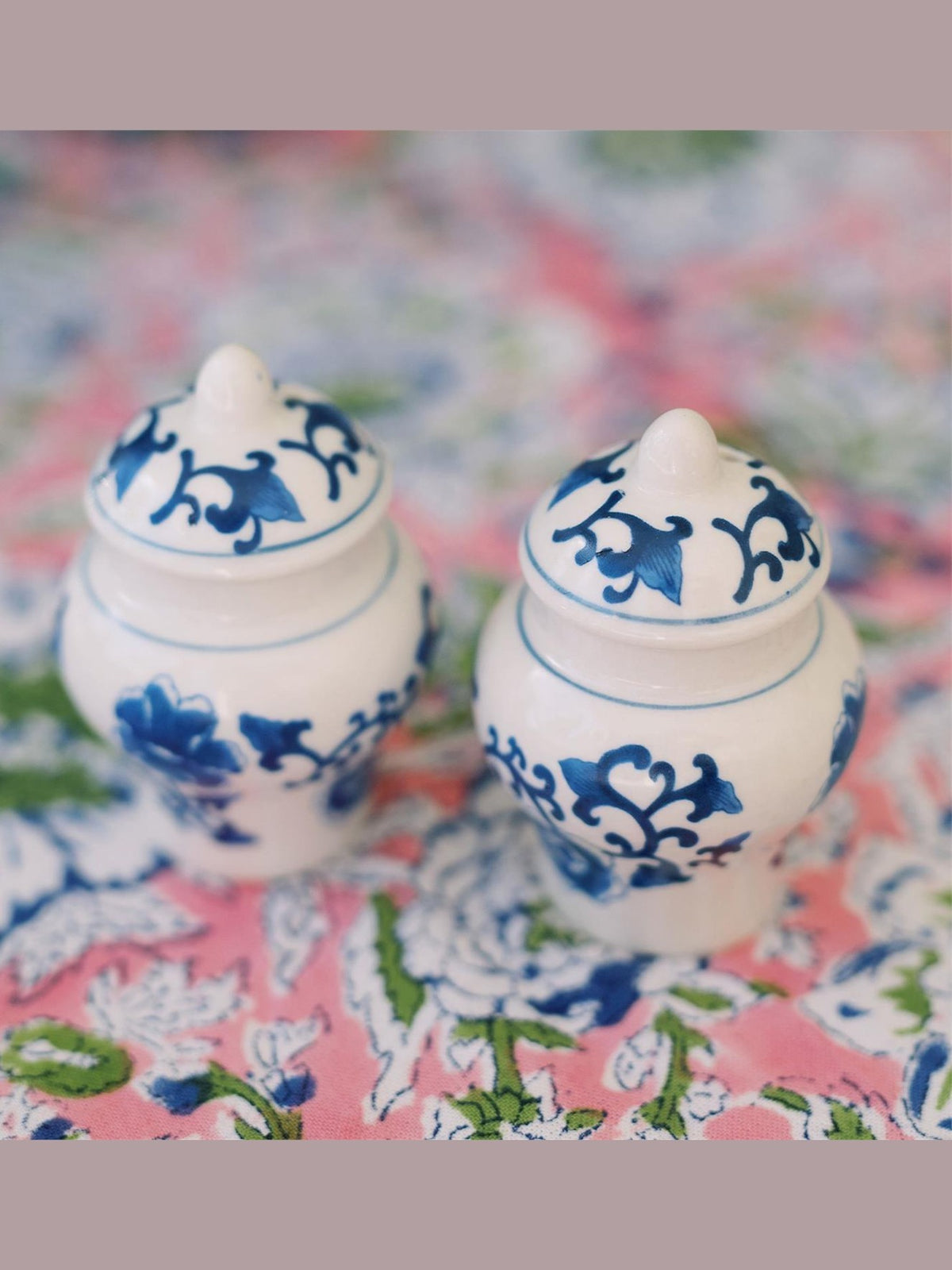 Mini Ginger Jar Salt and Pepper Shaker
