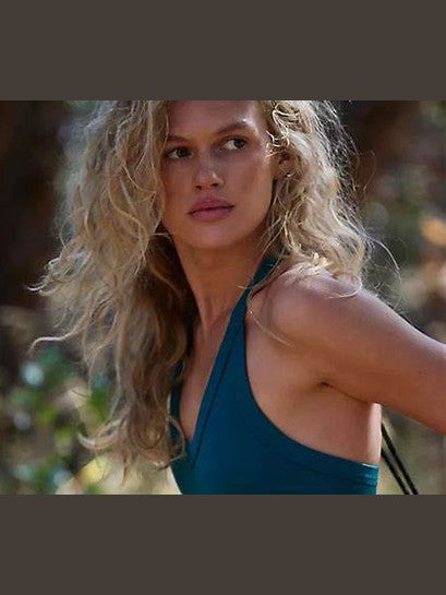 All Clear V Neck Cami - Sapphire
