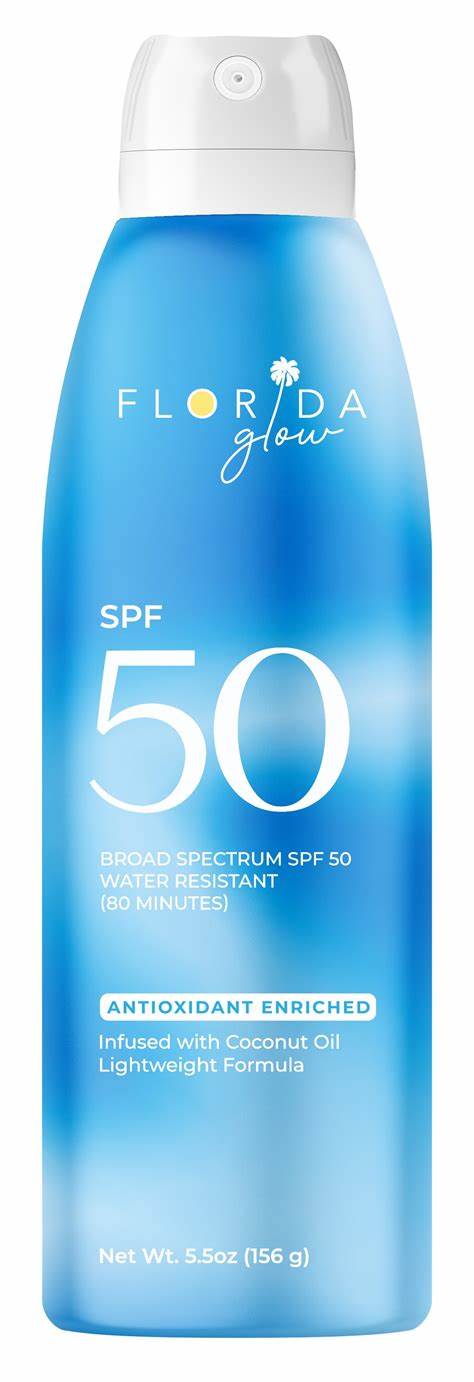 Florida Glow SPF 50 Water Resistant Sunscreen