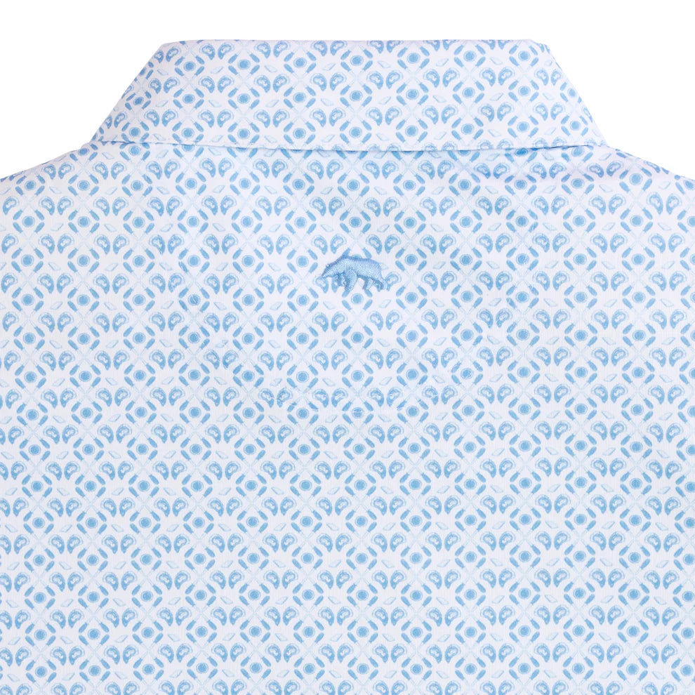 Oyster Roast Printed Performance Polo