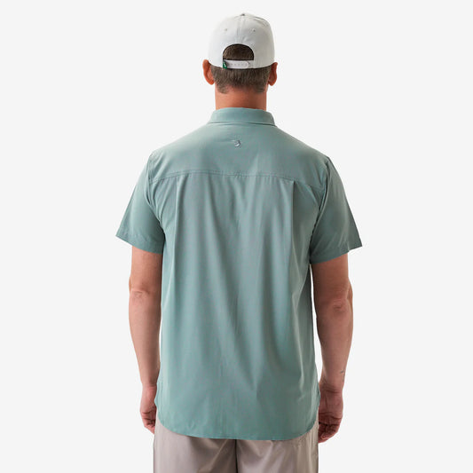 Performance Button Up - Sage