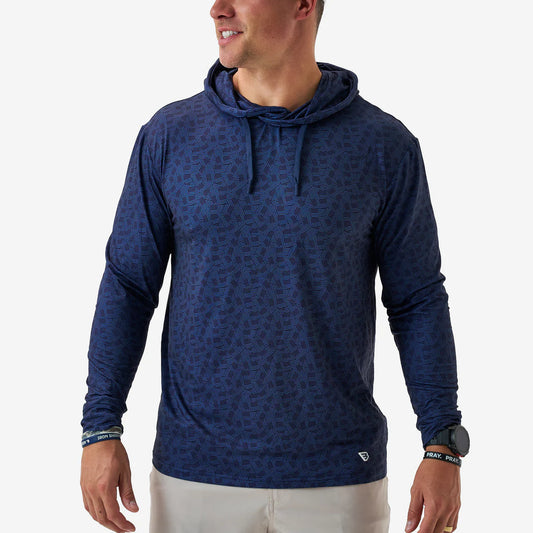 Long Sleeve Performance Hoodie - Stars and Stripes