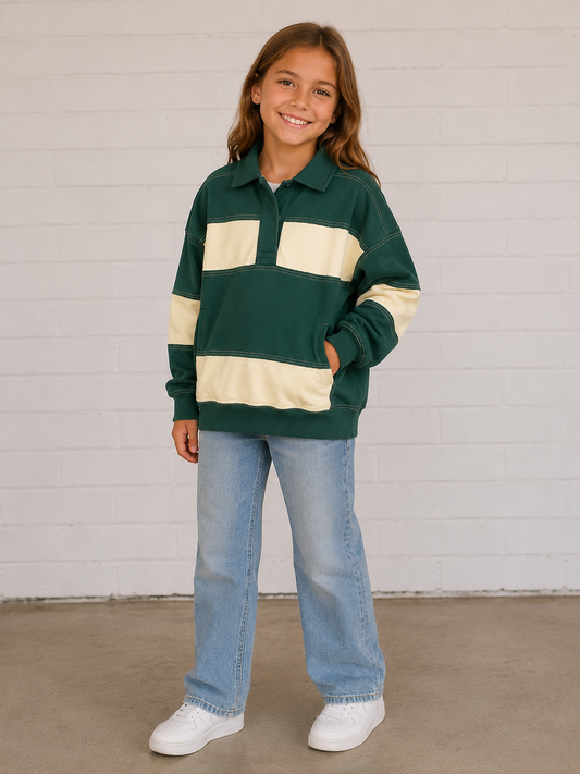 Block Stripe Sweater
