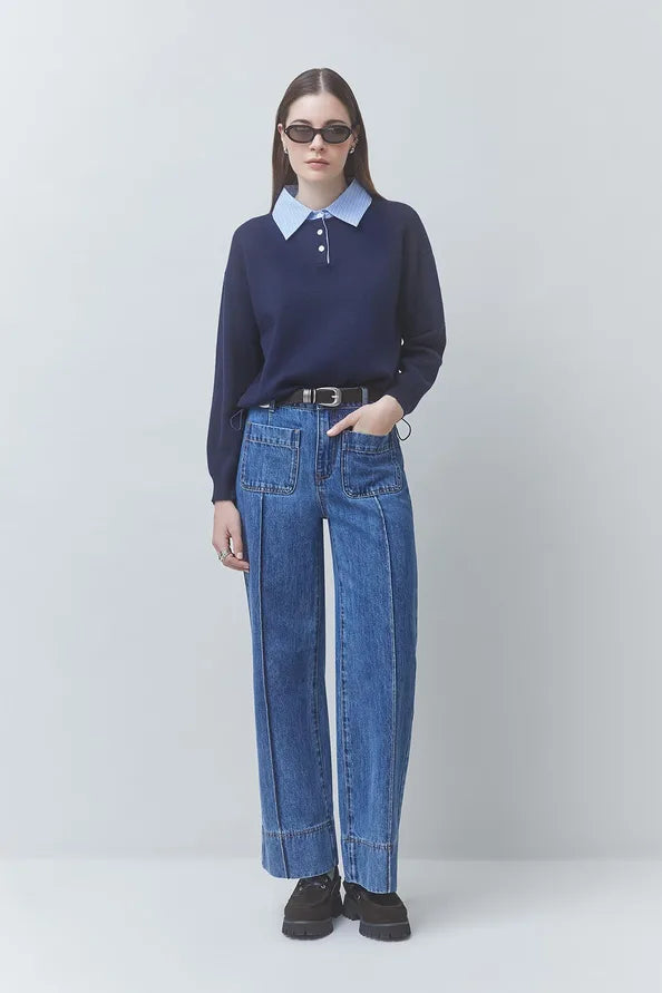 Pull Paulin - Bleu Nuit