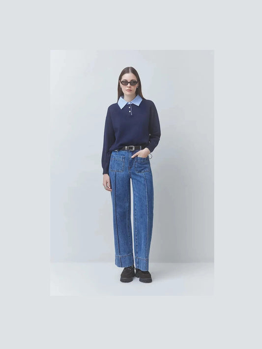 Pull Paulin - Bleu Nuit