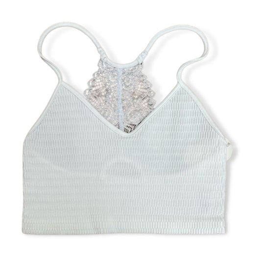 Youth V-Neck Bralette with Lace Back