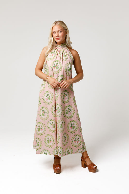 Blythe Voile Dress - Pink Keylime