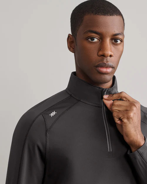 Rise 1/4 Zip - Asphalt