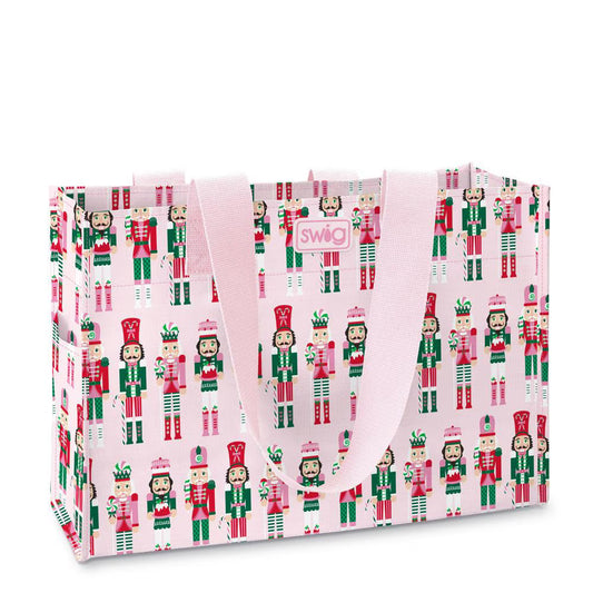 Sugar Plum Soldiers Reusable Gift Bag - Large
