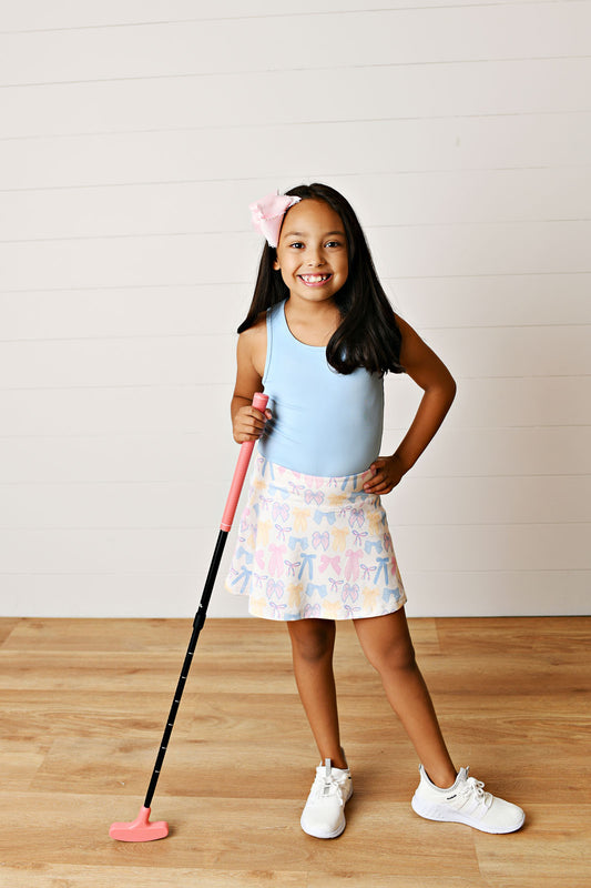 Spring Bows Tennis Skirt