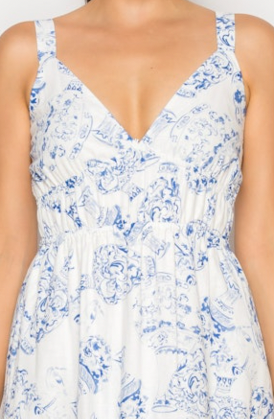 Delos Porcelain Maxi Dress
